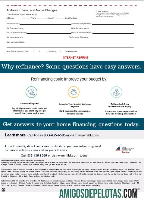 Extrato de hipoteca do USA First International Bank & Trust Bank em formatos Word e PDF, 3 páginas 3 exemplo real